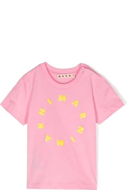 T-Shirts & Polo Shirts for Baby Girls Marni T-shirt Con Logo