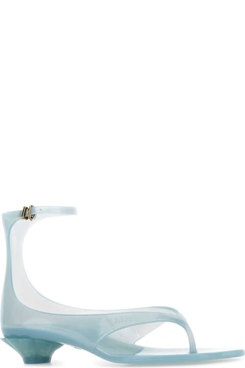 Homeware Chloé Pastel Light-blue Tpu Chloã© Jelly Thong Sandals