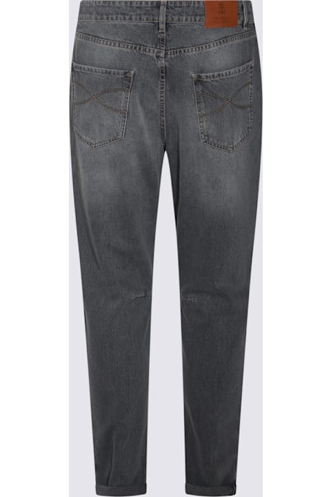 Brunello Cucinelli Pants for Men Brunello Cucinelli Grey Cotton Pants