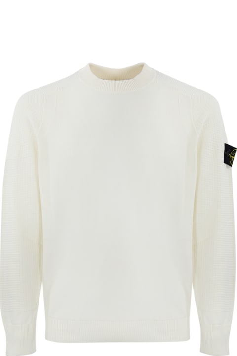 Sweaters for Men Stone Island Cotton Sweater