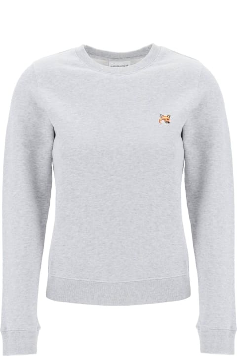 ウィメンズ新着アイテム Maison Kitsuné Fox Head Regular Fit Sweatshirt