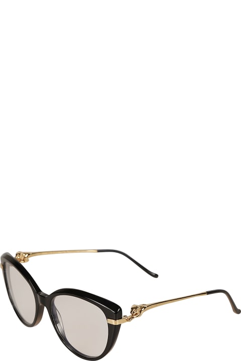 ウィメンズ Cartier Eyewearのアイウェア Cartier Eyewear Round Cat-eye Sunglasses Sunglasses