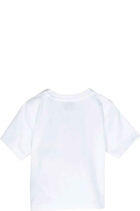 ベビーガールズ トップス Burberry White T-shirt Baby Girl