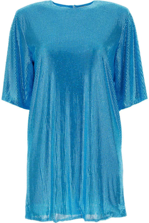 ウィメンズ Giuseppe di Morabitoのワンピース＆ドレス Giuseppe di Morabito Embellished Mesh T-shirt Dress
