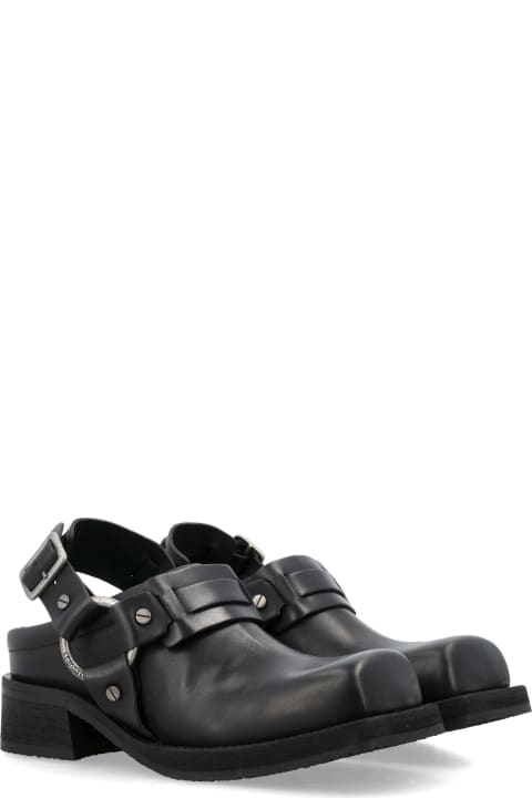 Acne Studios High-Heeled Shoes for Women Acne Studios Leather Buckle Mule
