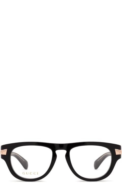 メンズ Gucci Eyewearのアイウェア Gucci Eyewear Gg1519o Black Glasses