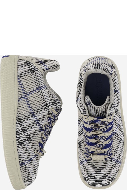 Sale for Men Burberry Box Check Sneakers