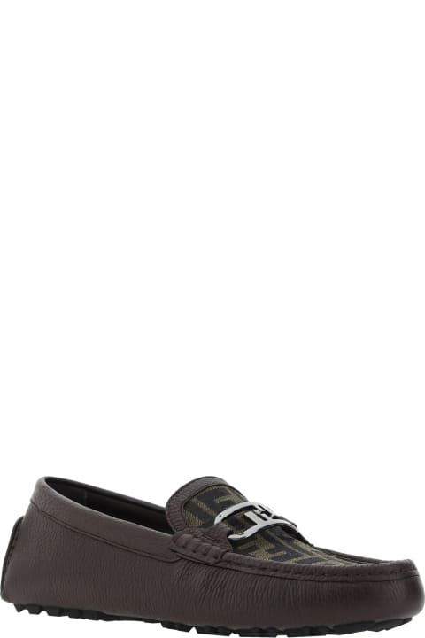 Fendi Loafers & Boat Shoes for Men Fendi Driver Olock Sneakers
