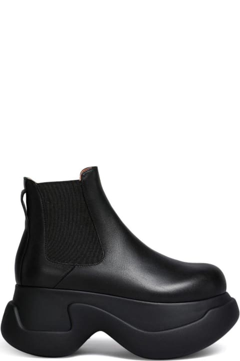 Wedges for Women Marni Round-toe Slip-on Ankle Boots