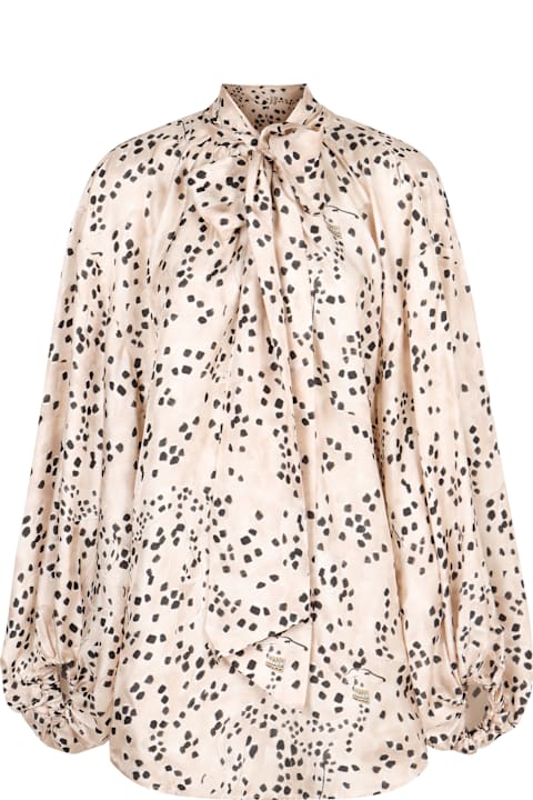 Zimmermann for Women Zimmermann Billow Printed Silk Blouse