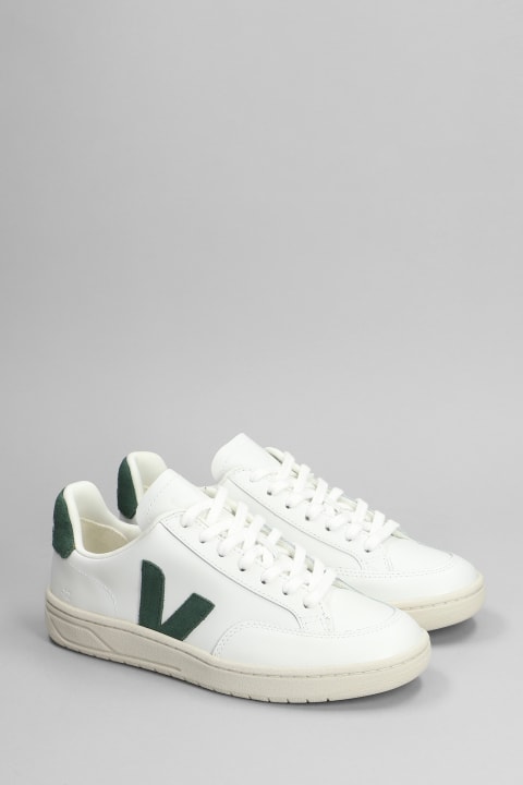 Fashion for Women Veja V-12 Sneakers In White Leather