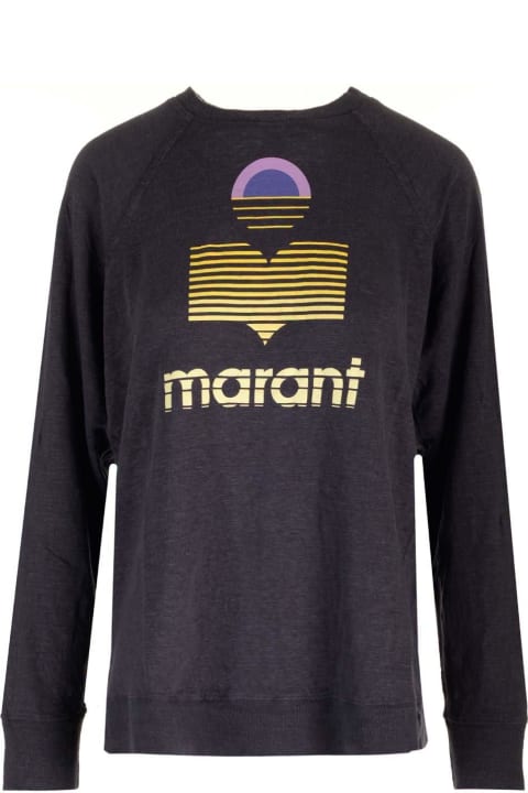 Fleeces & Tracksuits for Women Marant Étoile Kiefferf Logo Printed T-shirt