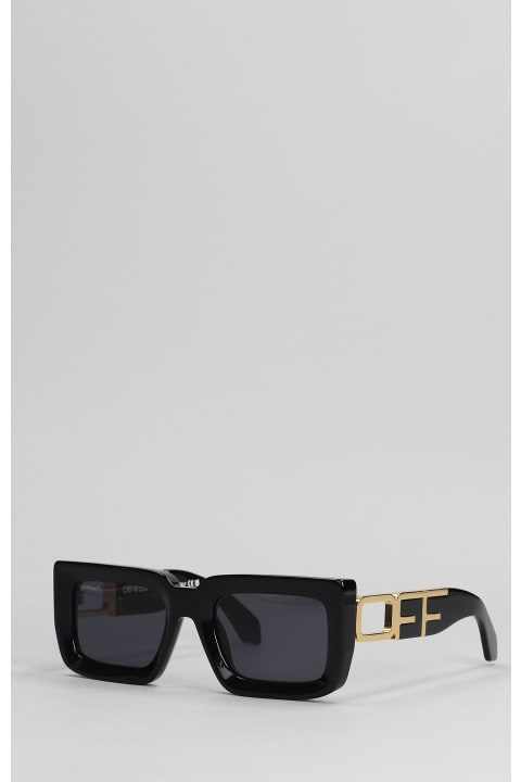 Boston Sunglasses In Black Acrylic