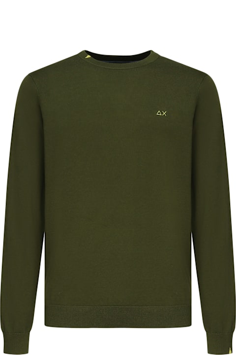 Sun 68 Sweaters for Men Sun 68 Cotton Sweater With Logo