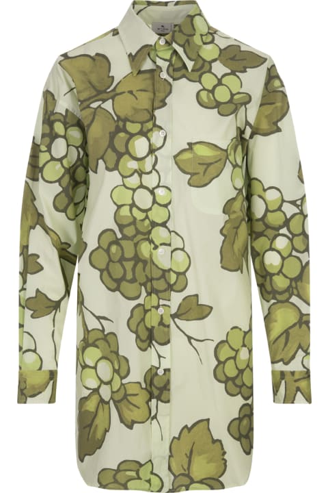Etro Topwear for Women Etro Shirt With Green Barries Print