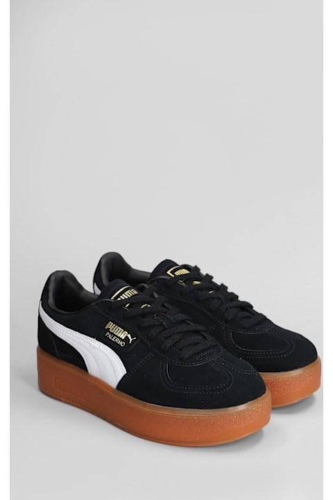 Puma Shoes for Women Puma Palermo Elevata Wns Sneakers In Black Suede