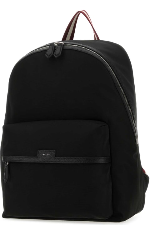 Backpacks for Men Bally Black Nylon Code Backpack