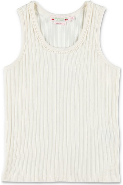 أدوات منزلية Bonpoint Bonpoint Edina Scalloped Collar Tank Top
