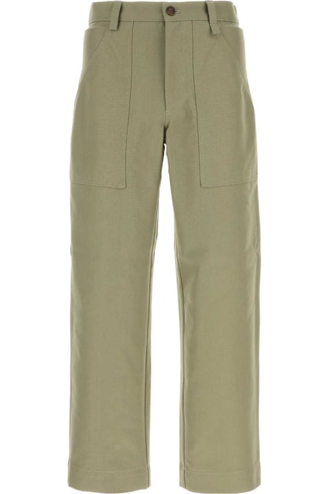 Homeware Maison Kitsuné Sage Green Cotton Pant