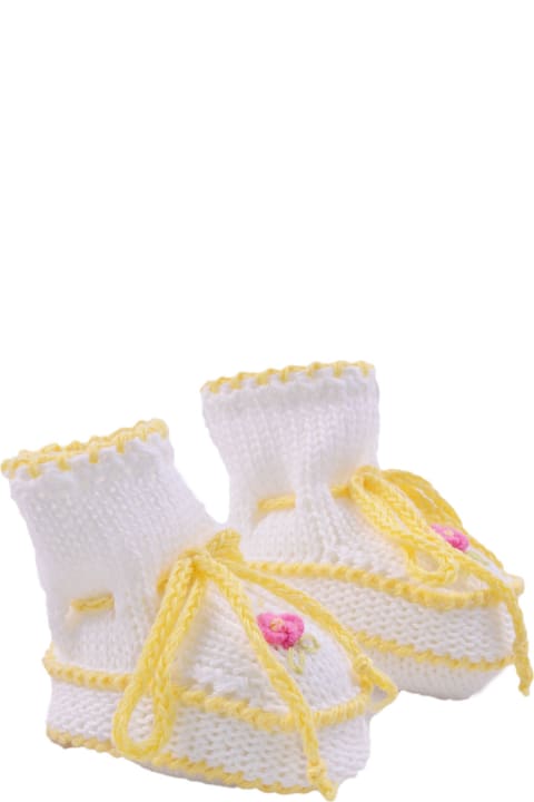 Accessories & Gifts for Baby Girls Piccola Giuggiola Cotton Knit Shoes