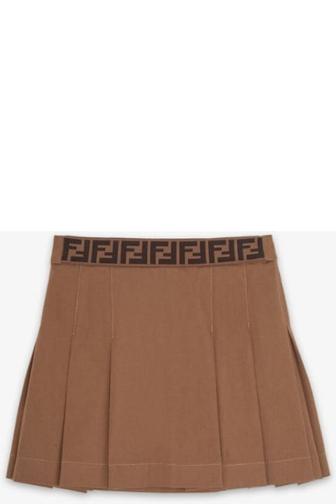 Fendi for Girls Fendi Fendi Kids Skirts Brown
