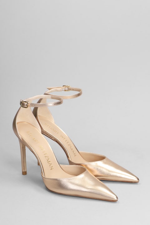High-Heeled Shoes for Women Stuart Weitzman Stuart 100 Pumps In Copper Leather