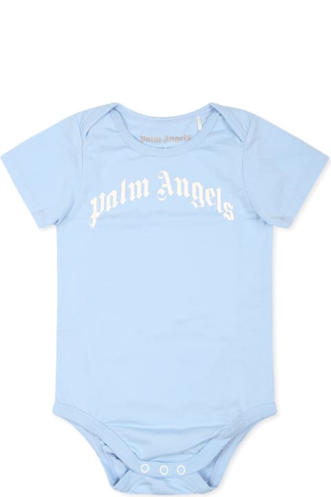 Palm Angels Bodysuits & Sets for Baby Girls Palm Angels Multicolor Bodysuit Set For Baby Boy With Logo