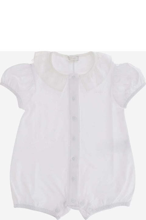Fashion for Baby Girls Il Gufo Stretch Cotton Romper