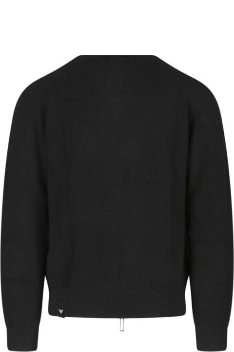 Emporio Armani Sweaters for Men Emporio Armani Knitted Zip Cardigan