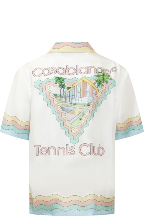 Shirts for Men Casablanca Cuban Collar Shirt