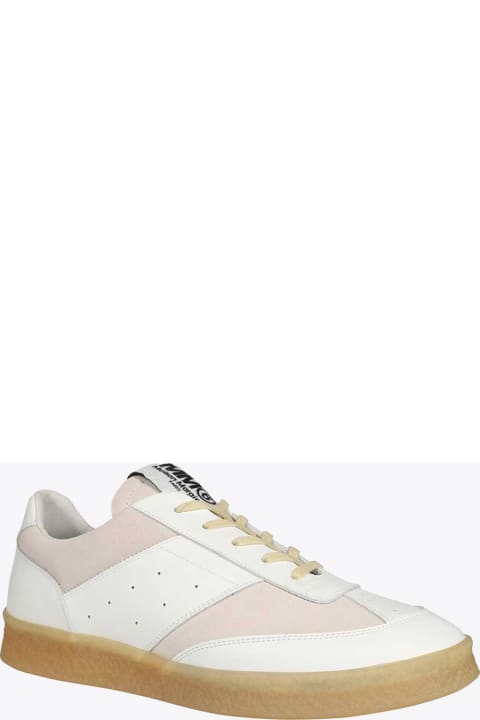 Sneakers Mm6 White leather low senaker