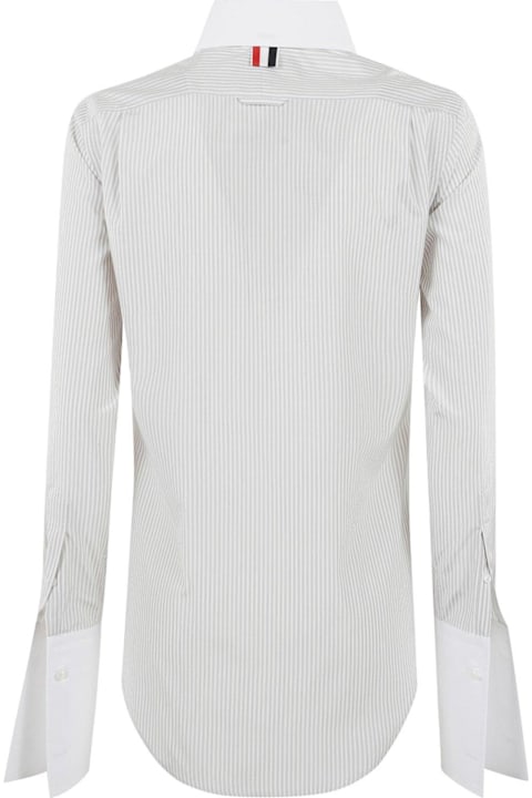 Fashion for Women Thom Browne University Stripe Round Collar Shirt