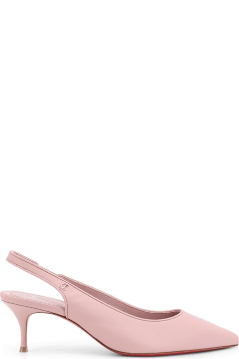 Christian Louboutin for Women Christian Louboutin Sporty Kate Leather Slingback With Metal Monogram