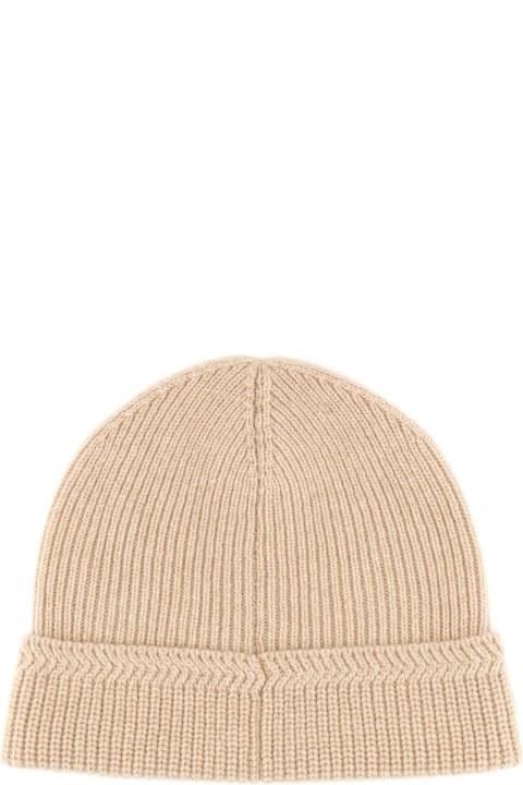 Tom Ford Hats for Men Tom Ford Tf Patch Ribbed Beanie