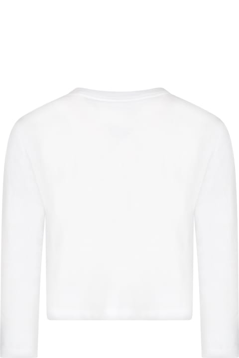 Homeware Levi
s White T-shirt For Kids With Logo