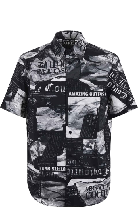 Versace Jeans Couture for Men Versace Jeans Couture Pattern-printed Short-sleeved Shirt