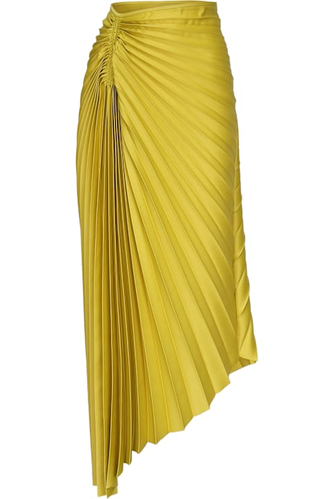 ウィメンズ Pinkoのスカート Pinko Pleated Skirt With Asymmetrical Hem