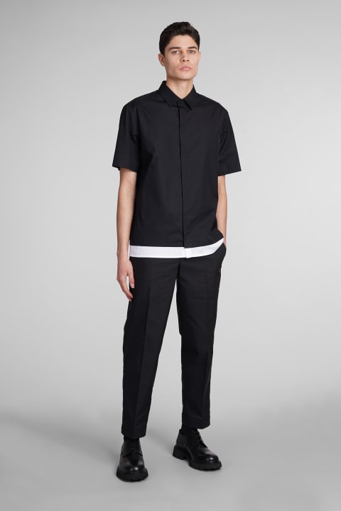 Fashion for Men Neil Barrett Shirt In Black Cotton
