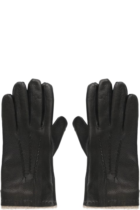 Orciani Gloves for Men Orciani Drummed Gloves