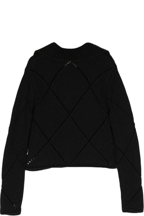 Sweaters & Sweatshirts for Girls N.21 Black Cardigan Girl Nº21 Kids