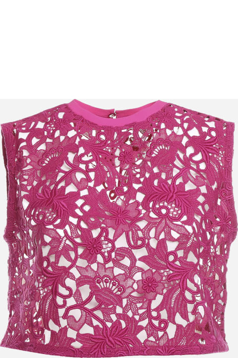 Top Made Of Floral Lace