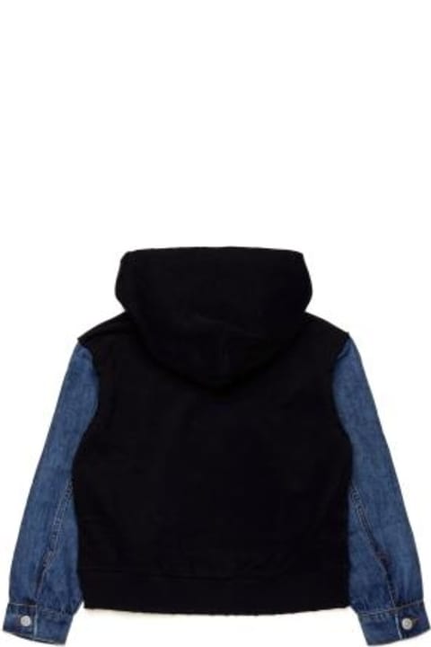 MM6 Maison Margiela Sweaters & Sweatshirts for Girls MM6 Maison Margiela Felpa Con Cappuccio