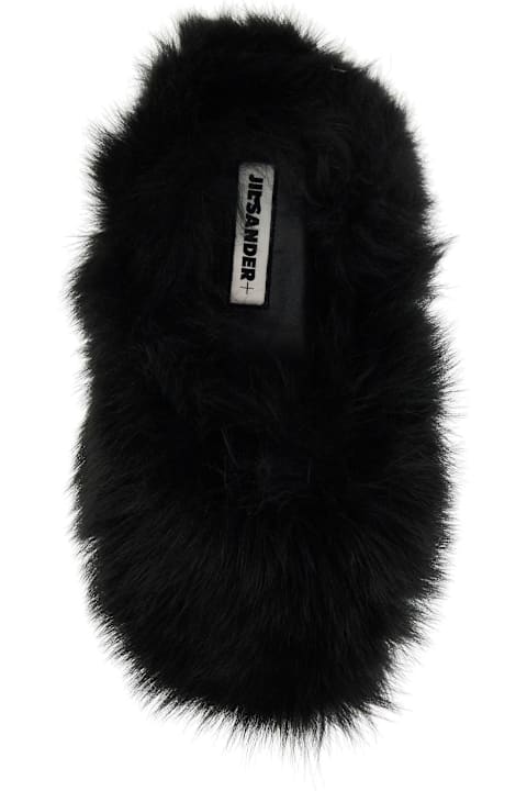 Jil Sander أحذية مسطحة لـ السيدات Jil Sander Fur-lined Slip-on