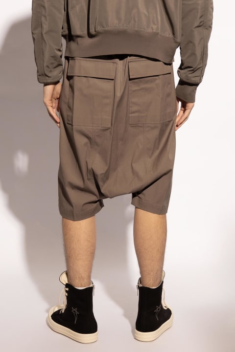 Pants for Women Rick Owens 'rick's Pods' Leather Shorts