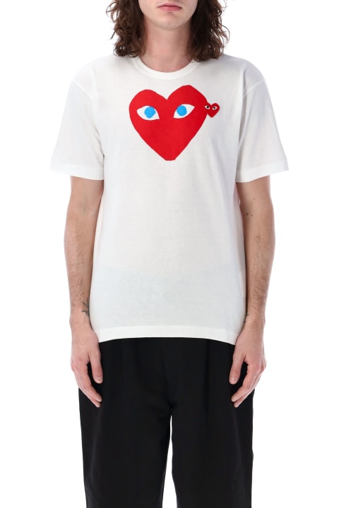 Clothing Sale for Men Comme des Garçons Play Red Heart T-shirt