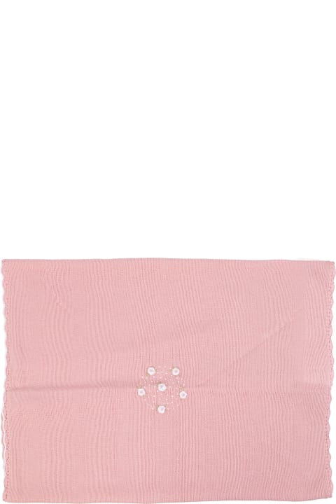 Accessories & Gifts for Baby Girls Piccola Giuggiola Cotton Knit Blanket