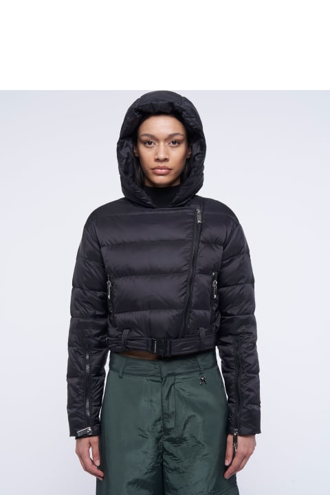 John Richmond for Women John Richmond Cropped Hooded Down Jacket