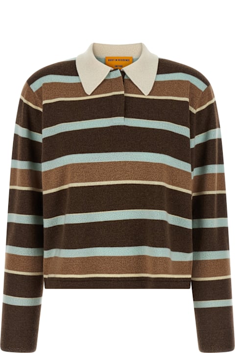 Guest in Residence for Kids Guest in Residence 'cropped Stripe Rugby' Sweater
