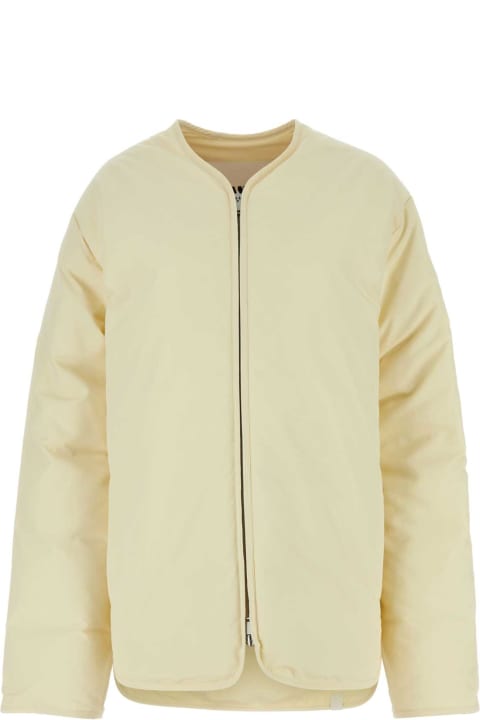 Jil Sander Coats & Jackets for Women Jil Sander Cream Polyester Down Jacket