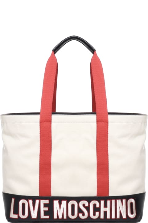 Fashion for Women Love Moschino Cotton Free Time Shopping Bag